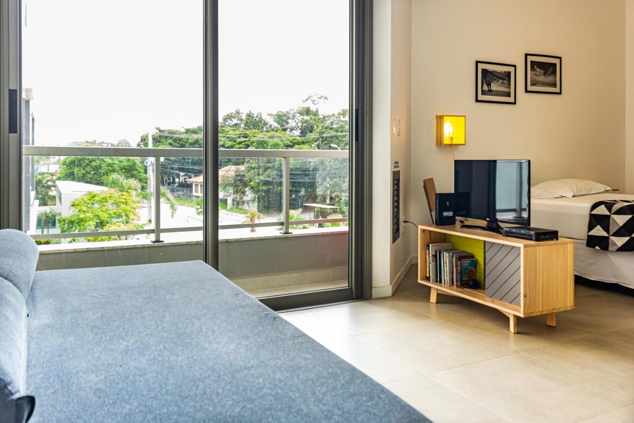 Estudio moderno no Campeche com piscina, perto da praia Florianopolis Exterior foto