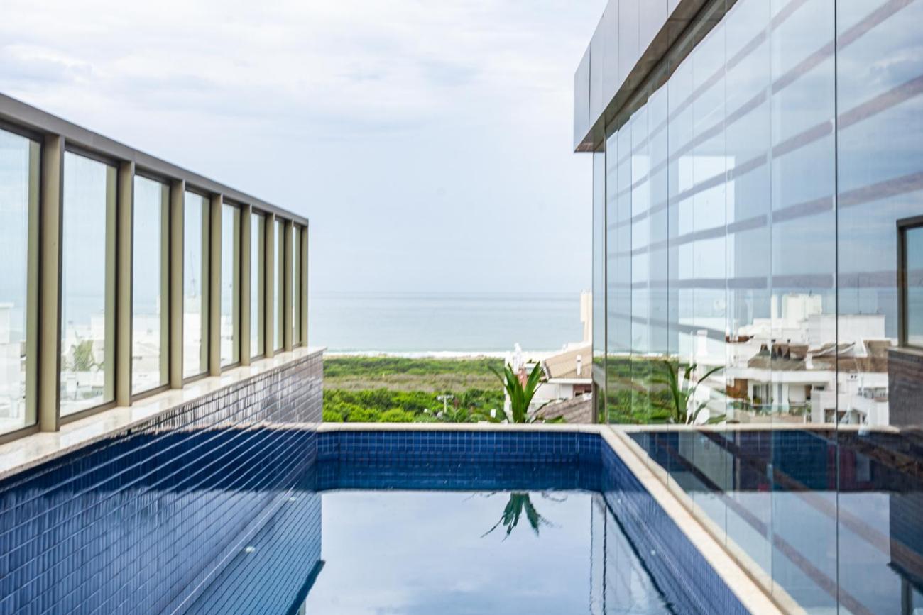 Estudio moderno no Campeche com piscina, perto da praia Florianopolis Exterior foto